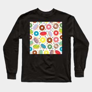 Delicious Ditsy Donuts Long Sleeve T-Shirt